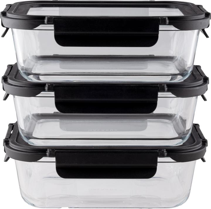 Galaxus Lot de 3 récipients de stockage (3 x 1050 ml) (1.05 l)