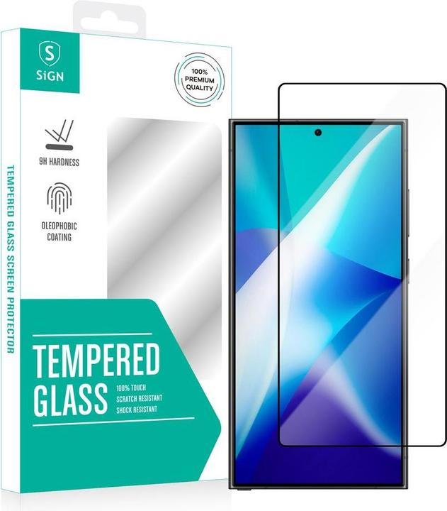 Produktbild SIGN Samsung Galaxy S25 Ultra Screen Protector Tempered Glass Ultrasonic fingerprint unlock