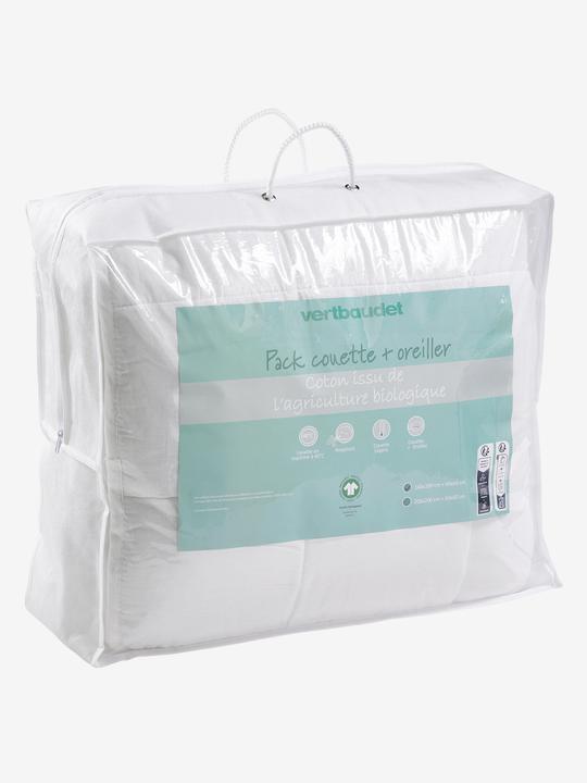 Actual product image Vertbaudet Children's bedding set consisting of summer duvet & pillow made from organic cotton