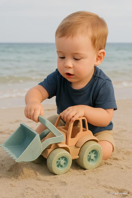 Actual product image dantoy Bio tractor with front loader