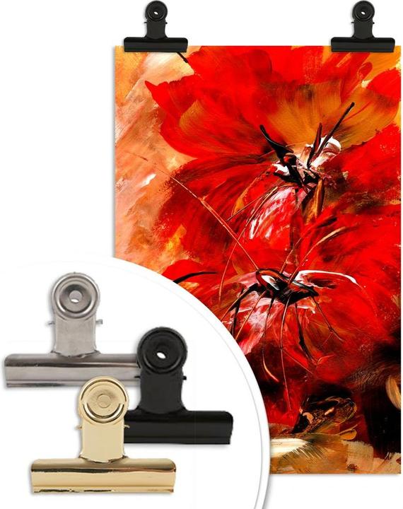 Produktbild Trenddeko Niksic - Feuerblumen (80 x 120 cm)