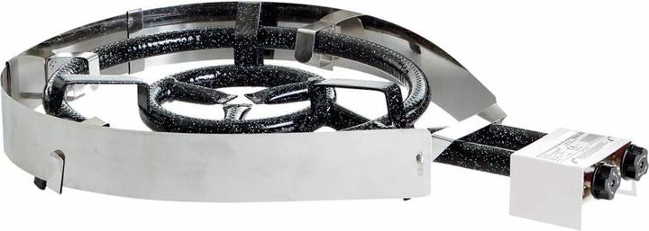 All'Grill Allgrill Paella World Edelstahl Hitze- und Windschutz für Ring-Gasbrenner mit Ø 60-70 cm