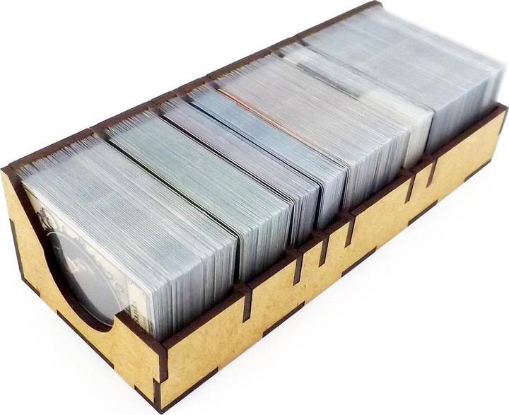 Image du produit Feldherr ARKH - Organisateur de jeu de société pour l'Horreur à Arkham 3ème édition et l'extension Minuit (Bois)