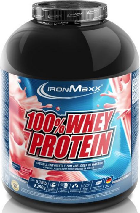 Immagine prodotto IronMaxx 100% Proteine Whey (barattolo da 2350 g) (Fragola, 1 pz., 2350 g)