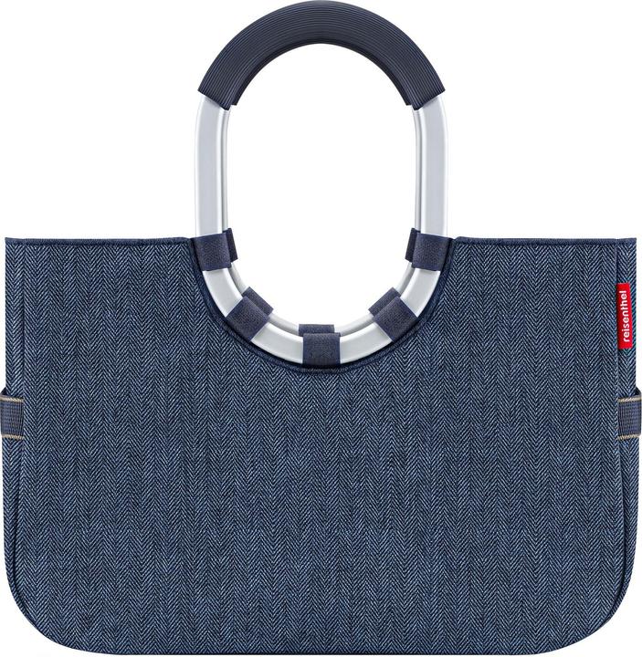 Image du produit reisenthel Panier d'achat Loopshopper M Herringbone Dark Blue