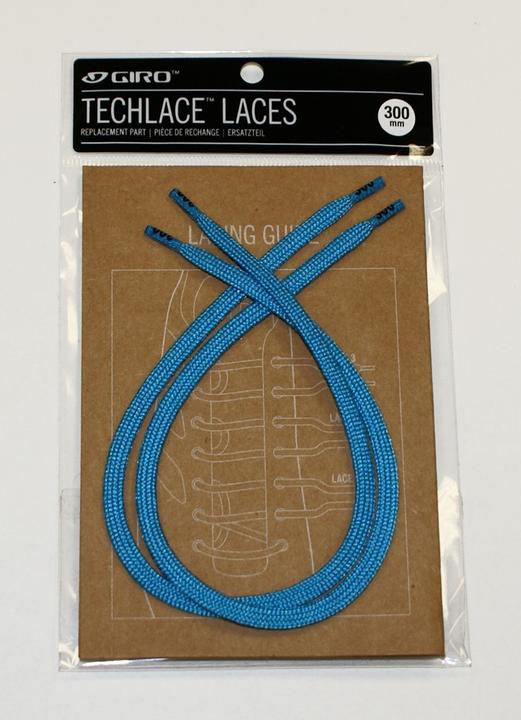 Actual product image Giro Techlace Laces Blue Jewels 235 mm Laces (23.50 cm)