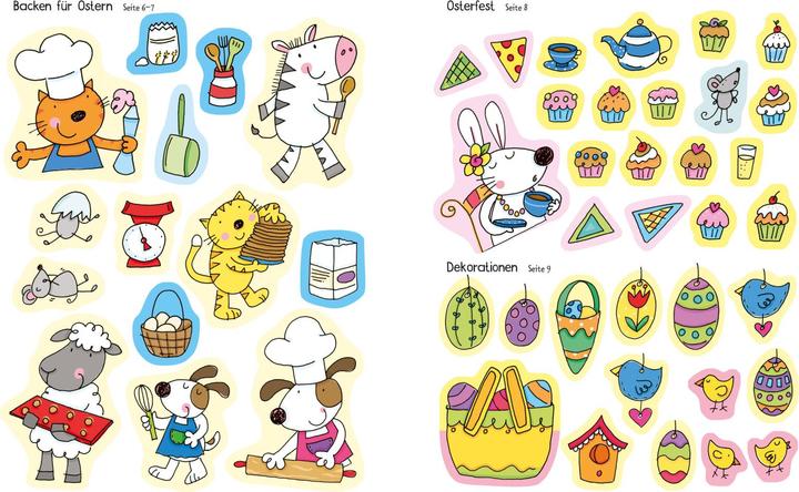 Actual product image My first sticker book: Easter (1 x, 27 x 21 cm)