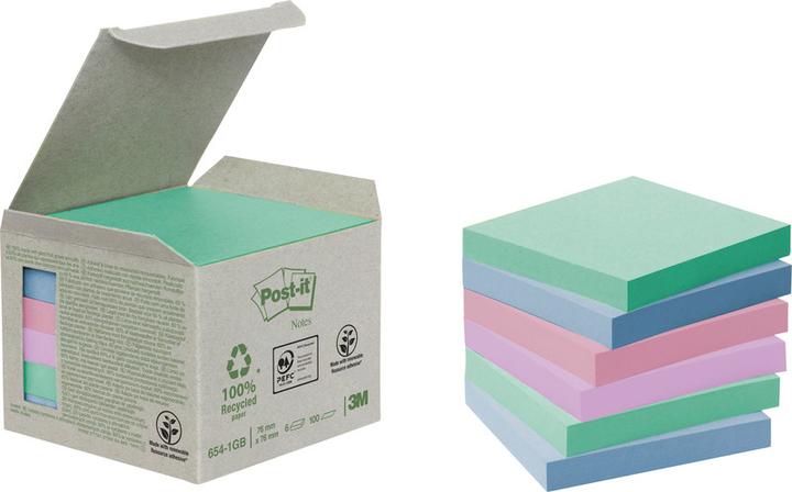 Produktbild Post-it Recycling Sparbox (76 x 76 mm)
