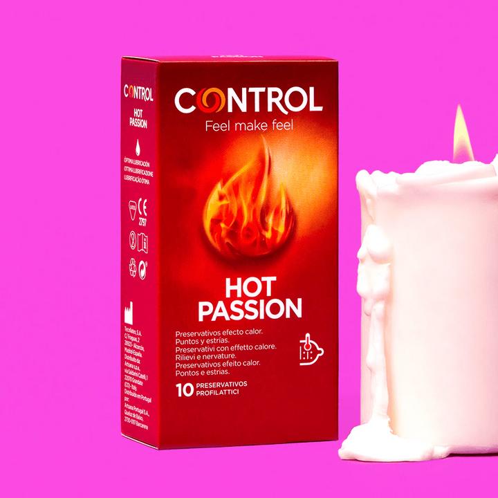 Image du produit Control Hot Passion Preservativos Efecto Calor 10 Unidades (10 pcs)