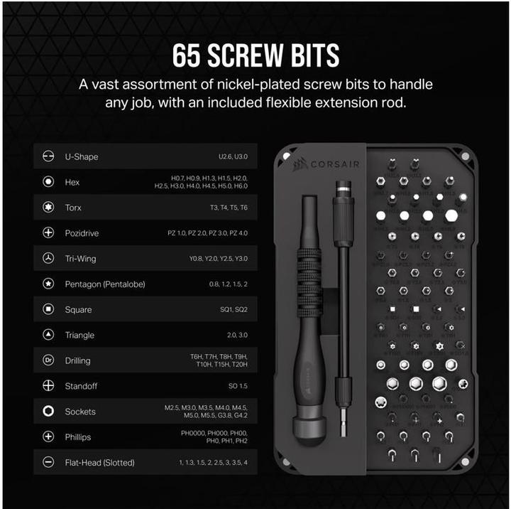 Produktbild Corsair PC DIY Precision Toolkit