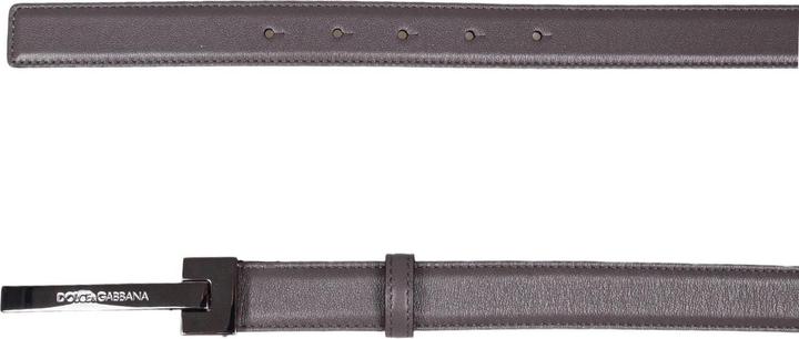 Produktbild Dolce & Gabbana leather belt with logo buckle (90)
