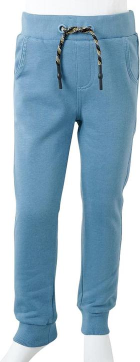 Immagine prodotto VidaXL Pantaloni della tuta da ginnastica per bambini blu medio 116,Materiale: 80 (116)