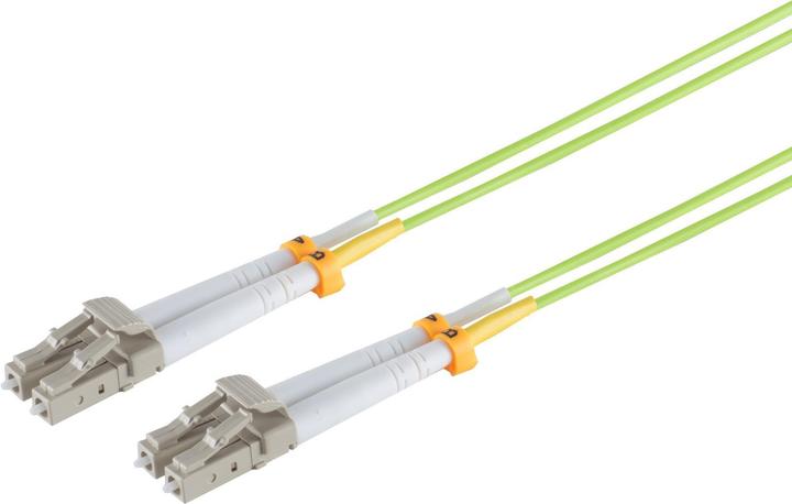 Image du produit Shiverpeaks S/CONN maximum connectivity fibre optique duplex patch cable LC/LC 50/125µ, OM5, lime green, 0.5m (S/UTP, CAT6, 0.50 m)