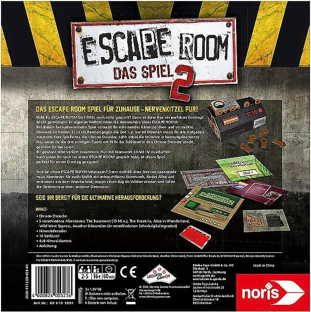 Produktbild Noris Escape Room Das Spiel 2 (Deutsch)