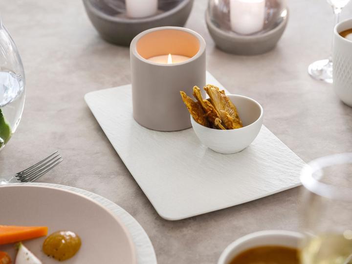 Produktbild Villeroy & Boch Servierplatte rechteckig Manufacture Rock blanc