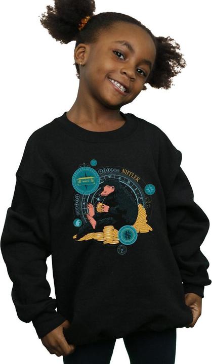 Actual product image Fantastic Beasts Girls Sitting Niffler Sweatshirt (128)