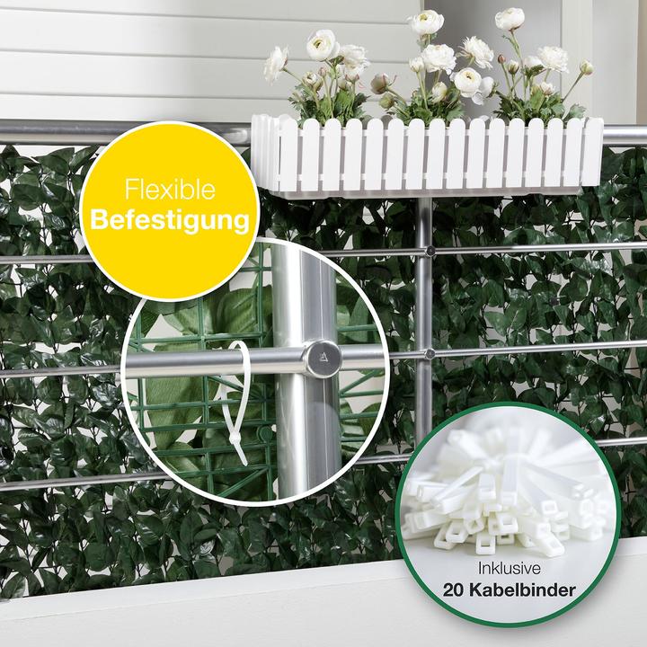 Immagine prodotto Aktivshop Balkon-Sichtschutzhecke (300 cm)