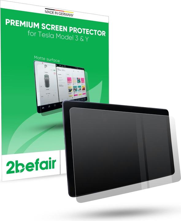 Image du produit 2befair Displayschutzfolie Matt/Klar für das Tesla Model 3/Y