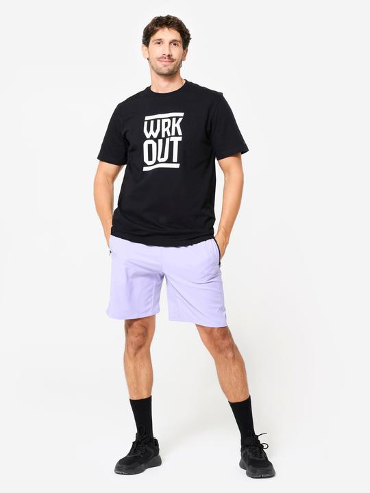 Actual product image Domyos T-Shirt Herren Baumwolle Regular - schwarz (XXL)