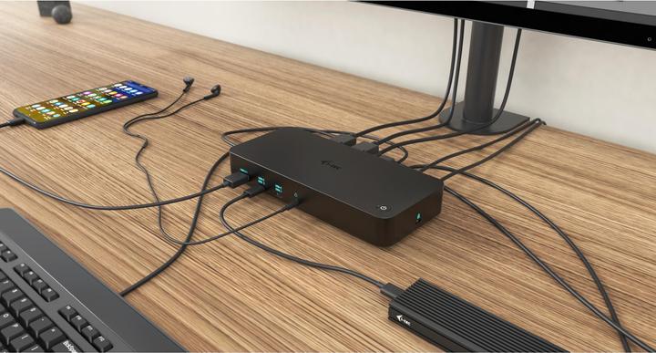 Actual product image i-tec Triple 4K (USB-C, 12 Ports)