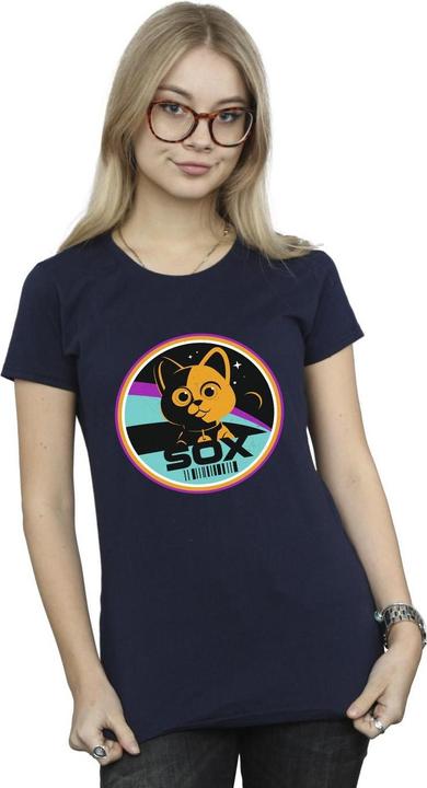 Actual product image Disney Womens/Ladies Lightyear Sox Circle Cotton T-Shirt (XL)
