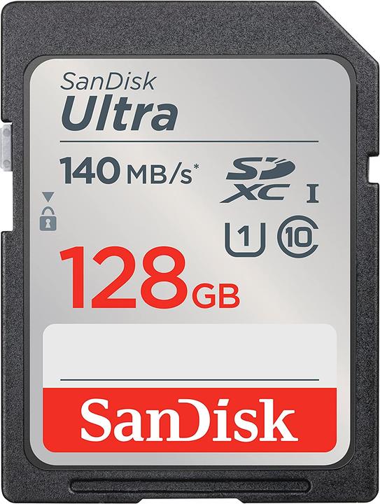 SanDisk Ultra (128 GB, SDXC, U1, UHS-I)