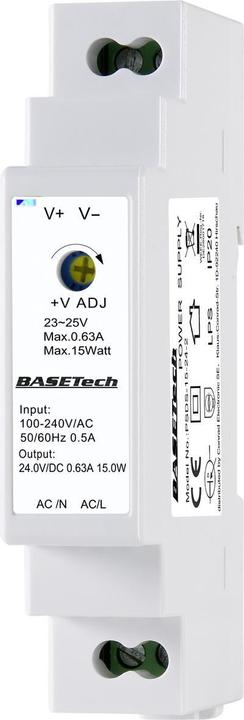Actual product image Basetech DIN Rail power supply unit