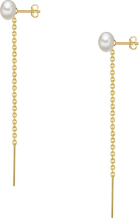 Immagine prodotto Valero Pearls Perle d'acqua dolce d'argento da donna coltivate in oro giallo - 24445 (Argento)