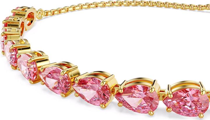 Produktbild Swarovski Matrix Armband Tropfenschliff Rosa Gold (24 cm, Swarovski Metall)