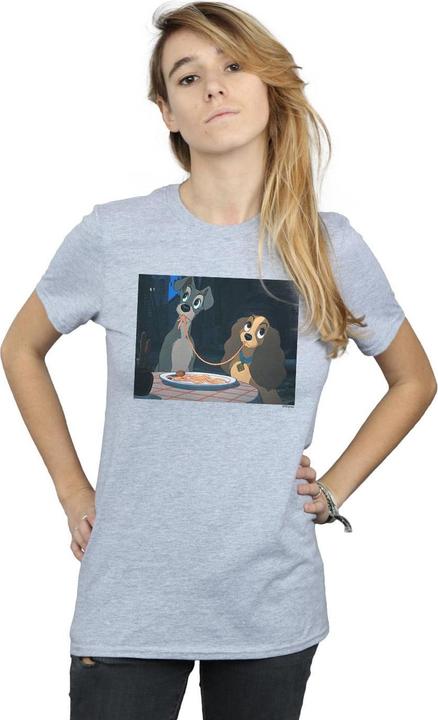 Image du produit Disney - T-shirt LADY AND THE TRAMP SPAGHETTI SLURP - Femme (M)