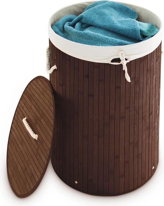 Actual product image Relaxdays Round Hamper (70 l)