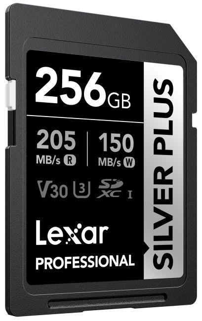 Image du produit Lexar SILVER Plus UHS-I SDXC 256GB (256 Go, SDXC, U3, UHS-I)