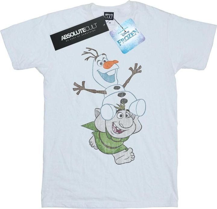 Image du produit Disney - T-shirt FROZEN OLAF AND TROLL - Femme (L)
