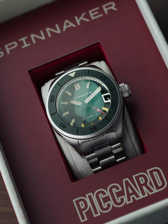 Produktbild Spinnaker SP-5098-11 Piccard Diver Automatik 45mm 55ATM (Gangreserveanzeige, 45 mm)