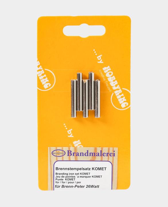 Immagine prodotto Hobbyring Set di ferri da stiro Comet, punte per marcare con il Brenn-Peter 26 Watt, 5 pezzi.