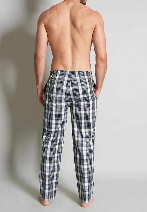 Produktbild Tom Tailor lange Herren Schlafhose Loungehose mit Eingriff Knopf Bindeband (50)