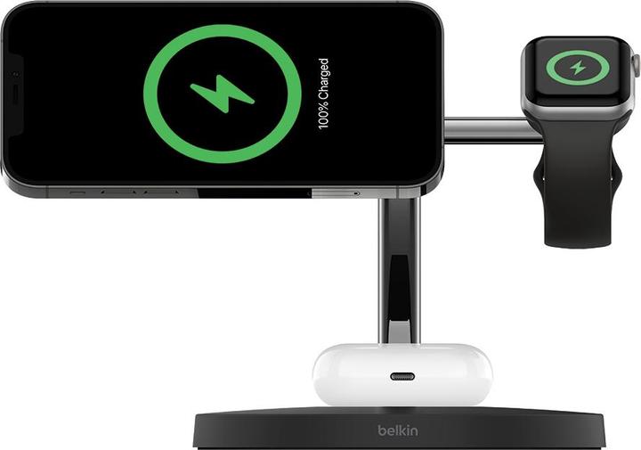 Actual product image Belkin Boost Charge Pro 3in1 Charger Qi2 (15 W)