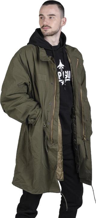 Actual product image Mil-tec Us Shell Parka M65 M.Liner Olive L (L)