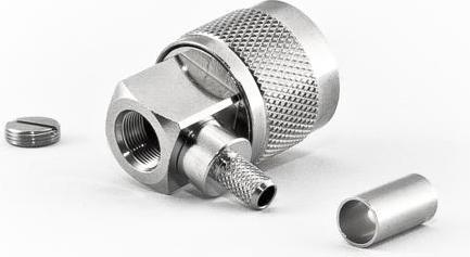 Immagine prodotto Varia Connettore N angolato a 90° per cavo HDF200, versione a crimpare