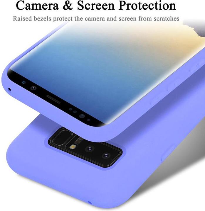 Actual product image Cadorabo TPU Liquid Silicone Case Cover (Samsung Galaxy Note 8)