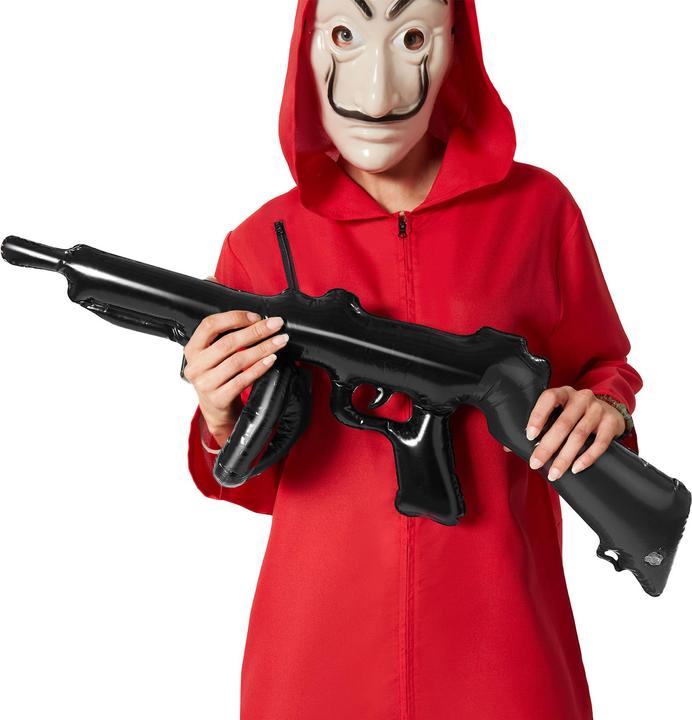 Actual product image tectake Unisex Fancy Dress Costume - Masked Bank Robber (L)