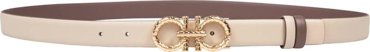 Salvatore Ferragamo Ferragamo reversible and adjustable gancini belt in leather (100)