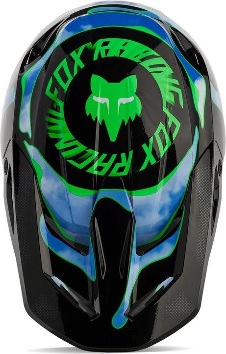 Fox VISOR 24 V1 - ATLAS BLK/GRN S/M