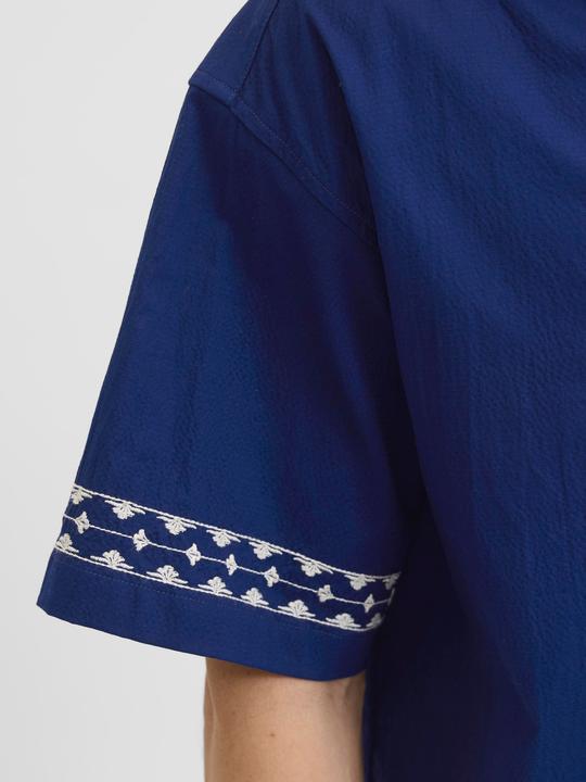 Produktbild Jack & Jones Jordia Emb Crinkle Resort Shirt Ss (S)
