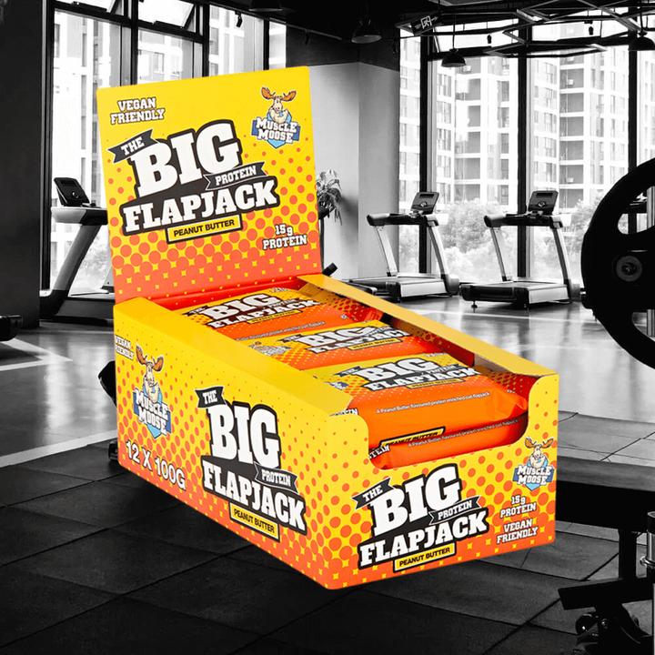 Immagine prodotto Muscle Moose Flapjack proteico grande (Burro di arachidi Vegan, 1 pz., 1493 g)