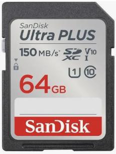 Immagine prodotto SanDisk Ultra Plus uSD 64GB (64 GB, microSDXC)