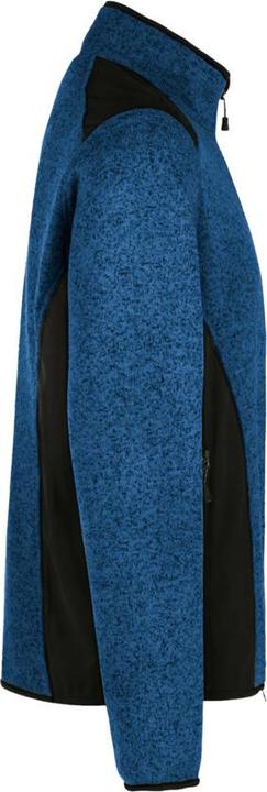 Actual product image Hakro Knitted fleece jacket Dawson royal blue mottled, 3XL (3XL)