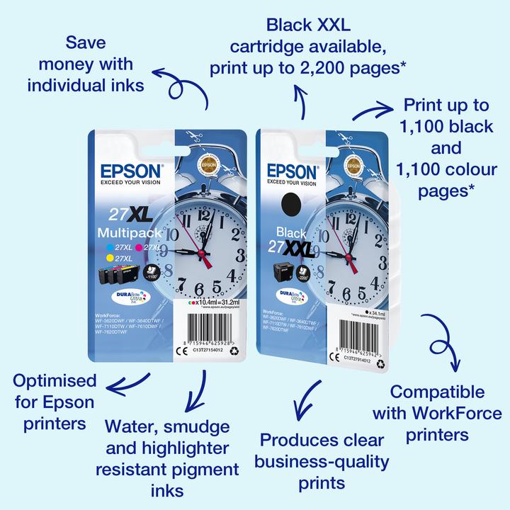 Image du produit Epson 27XL DuraBrite Ultra (M)