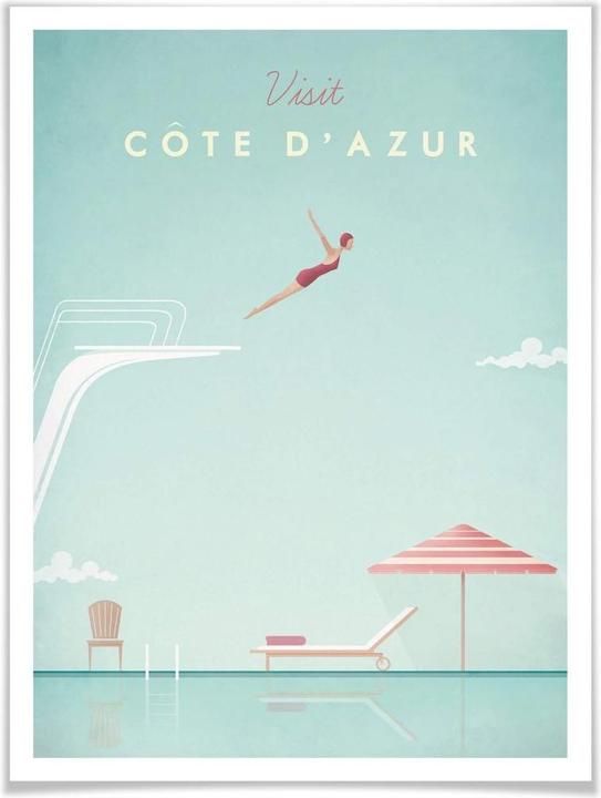 Actual product image Trenddeko Rivers - Côte d'Azur (60 x 80 cm)