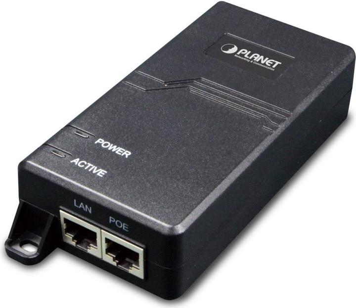 Planet Iniettore Ultra PoE a porta singola 10/100/1000Mbps 60 (802.3bt (PoE+++), 60 W)